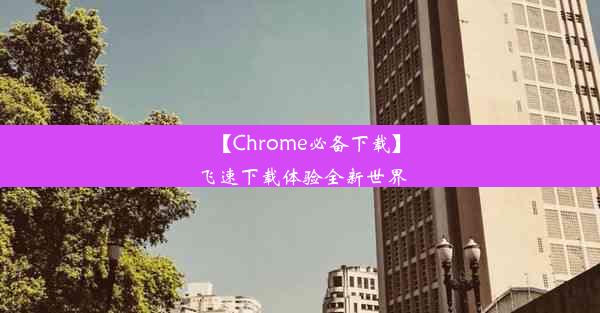 【Chrome必备下载】飞速下载体验全新世界