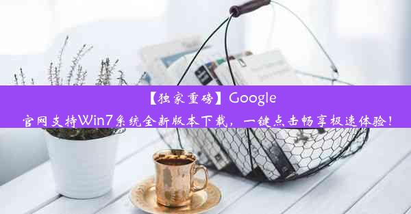 【独家重磅】Google官网支持Win7系统全新版本下载，一键点击畅享极速体验！