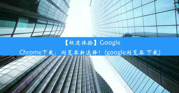 【极速体验】GoogleChrome下载：浏览器新选择！(google浏览器 下载)