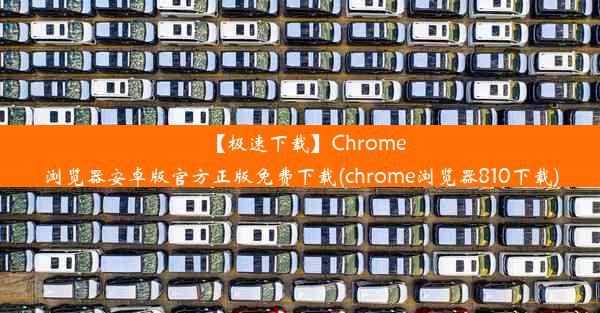 【极速下载】Chrome浏览器安卓版官方正版免费下载(chrome浏览器810下载)