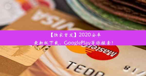 【独家首发】2020安卓最新版下载，GooglePlay等你探索！